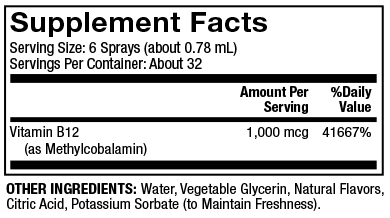 Vitamin B-12 Energy Booster (Dr. Mercola)