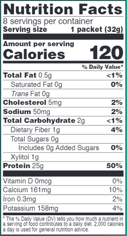 Whey Protein Isolate Vanilla Packets (NOW)