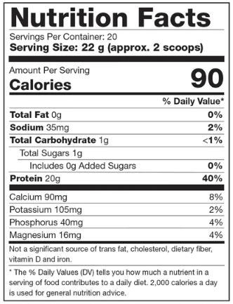 Whey Protein Isolate (Biotics Research)