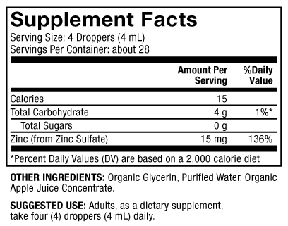 Zinc Drops 15 mg (Dr. Mercola)