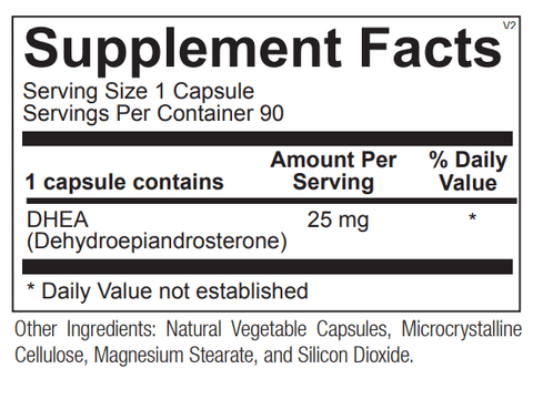 DHEA 25 MG Ortho Molecular