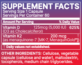 D3 K2 supplement