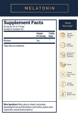 Melatonin supplement facts