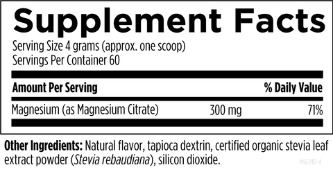 MagCitrate Powder Designs for Health