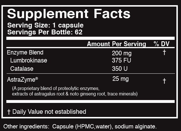 LUMBROXYM Master Supplements US Enzymes