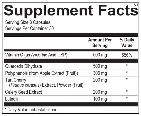 UA X Pro Ingredients Ortho Molecular Products