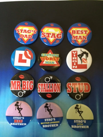 Stag do Party Badge Pack