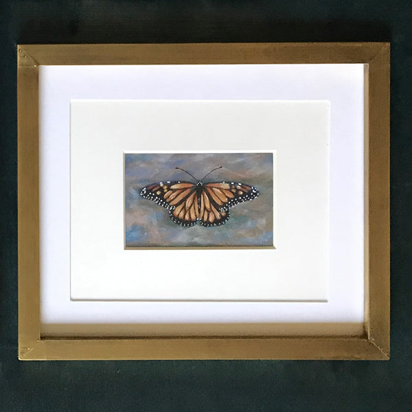 Monarch Painting Brass Frame