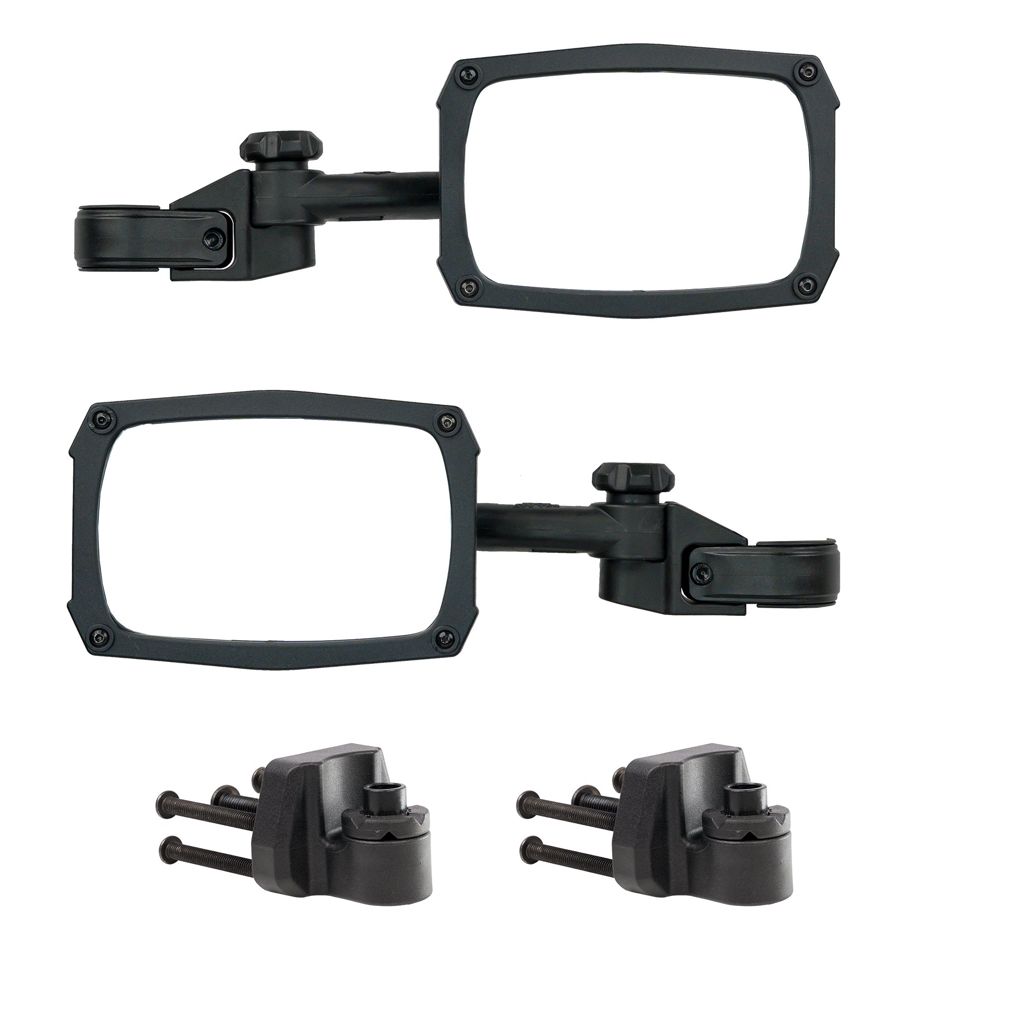 Clearview UTV Mirror with Anti Vibration and Breakaway, Black
