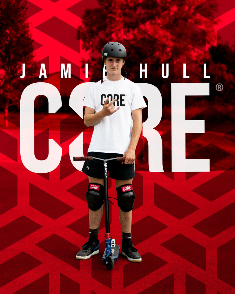 Jamie Hull Pro Scooter Rider schließt sich CORE Protection an