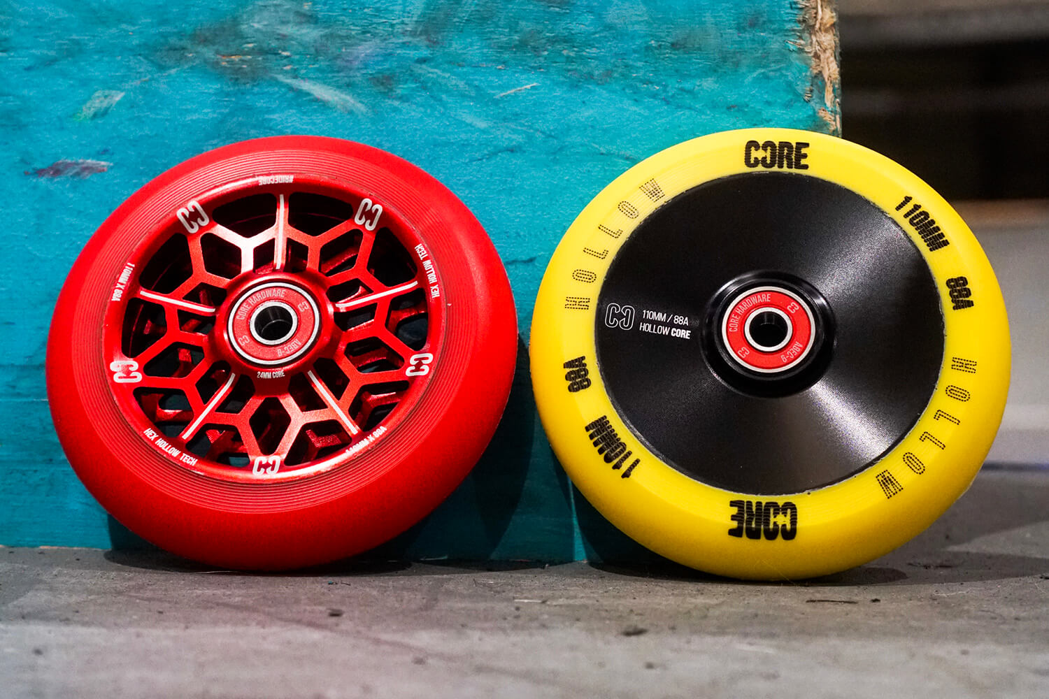 CORE Hollow and Hex Core Scooter Wheels