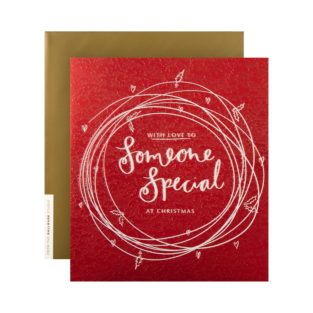 Amazing Boyfriend Embellished & Foiled Christmas Card