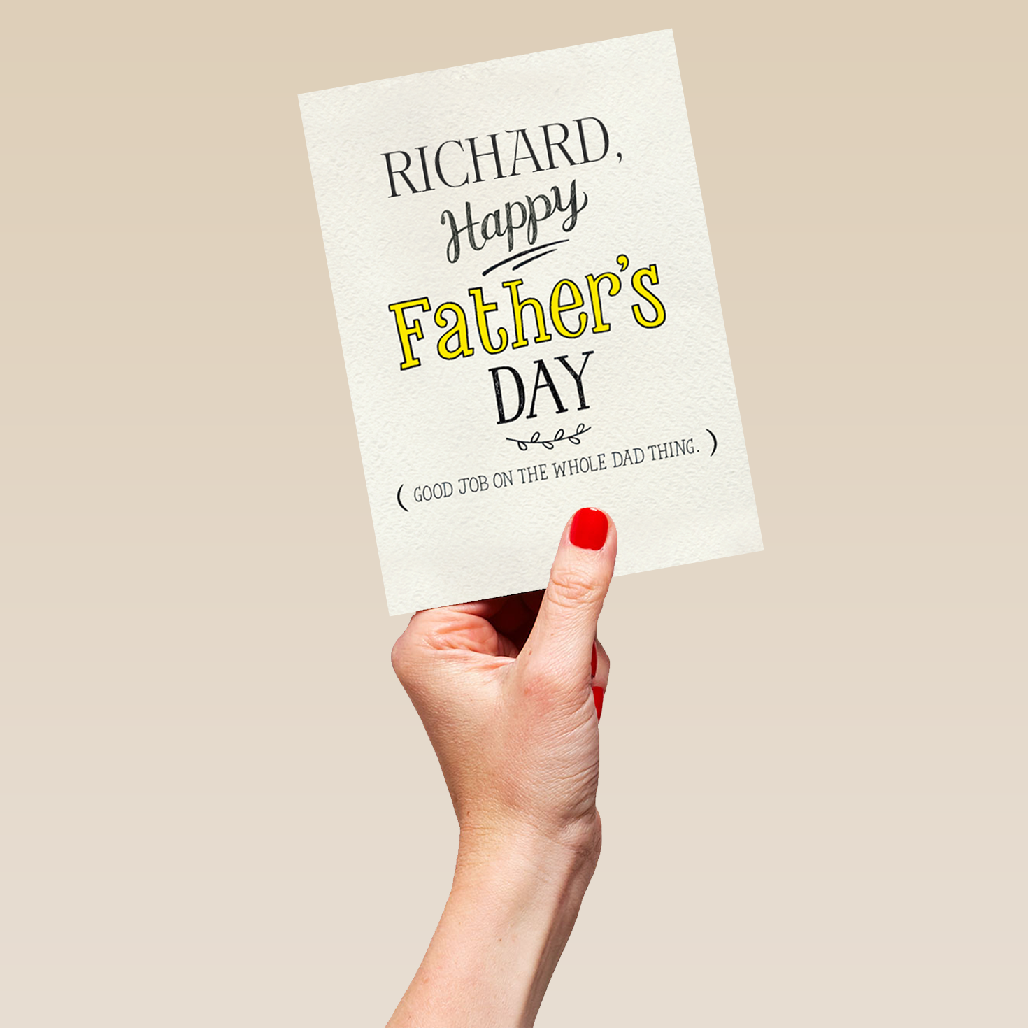 Personalised Editable Text Father S Day Card For Dad Hallmark