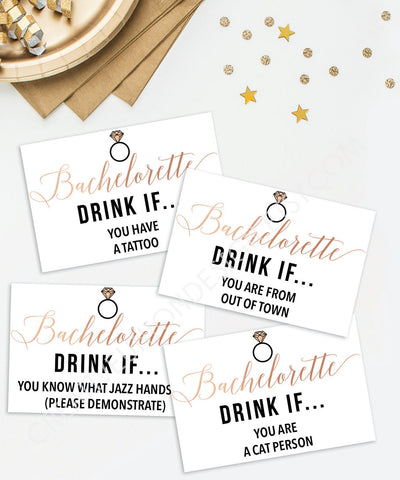 Printable Drinking Game Cards