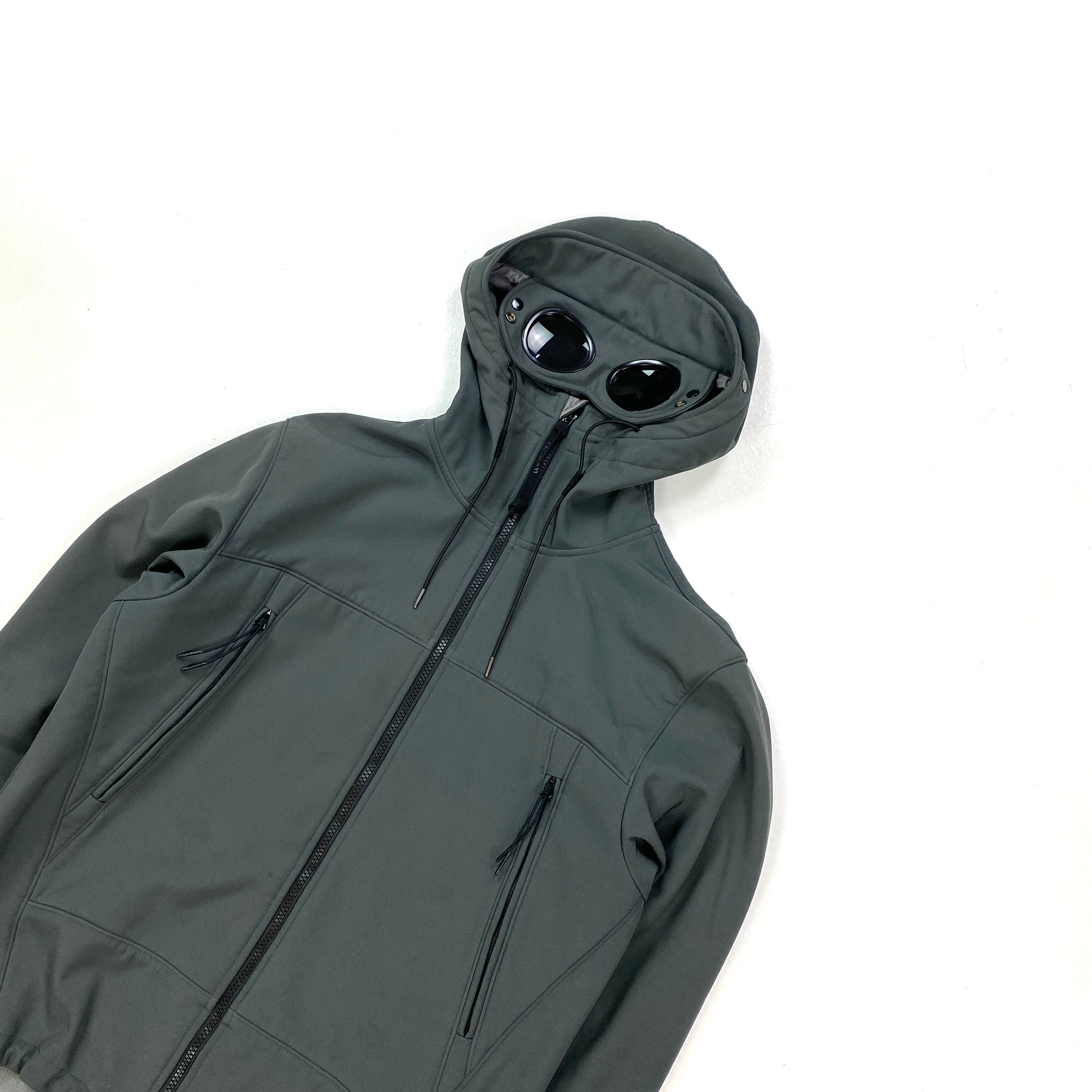 CP Company Grey Soft Shell Goggle Jacket – Mat's Island