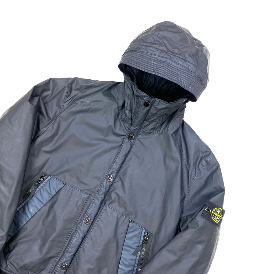 Stone Island Navy Mussola Gommata Quilted Jacket – Mat's Island