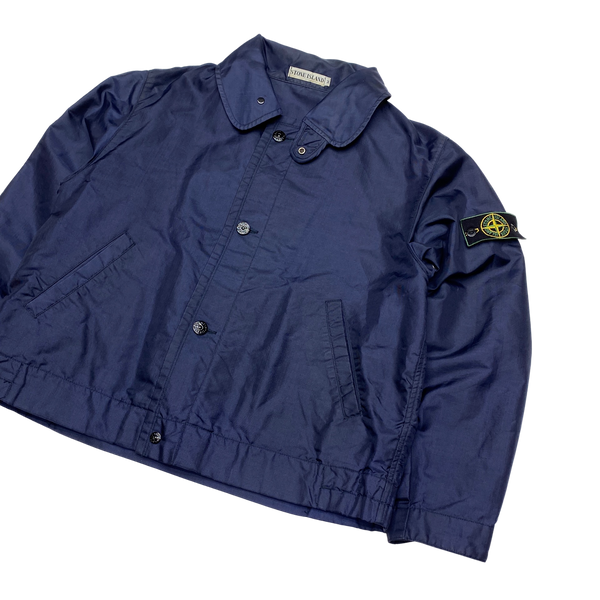 Stone Island Blue 90's Spellout Formula Steel Jacket – Mat's Island