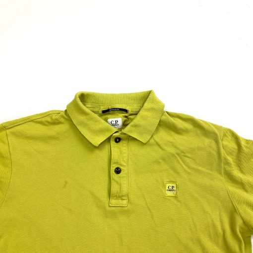 CP COMPANY LIME GREEN SHORT SLEEVE POLO SHIRT – MatsIsland