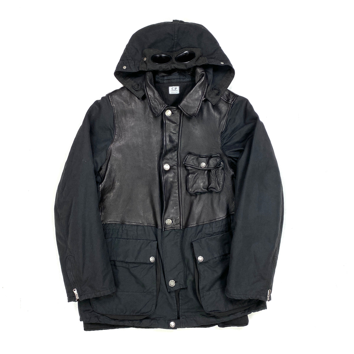 CP Company Calf Leather Goggle Field Jacket – MatsIsland