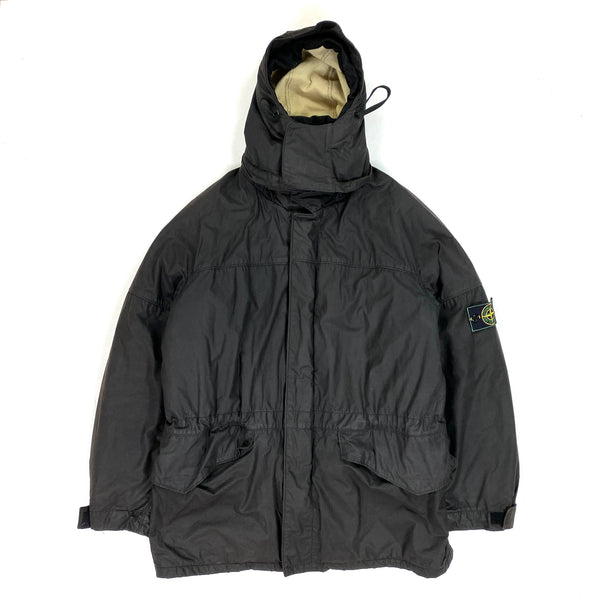 Stone Island 1998 Waxed Cotton Parka Jacket – Mat's Island