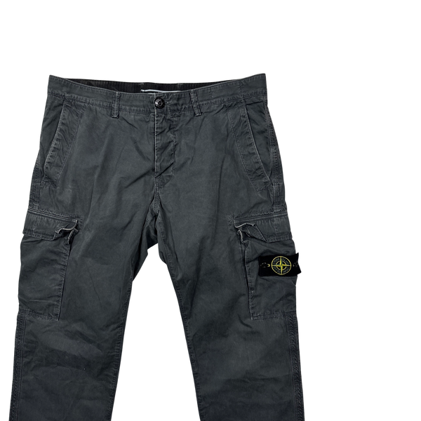 Stone Island Grey Slim Fit Cargos - 34