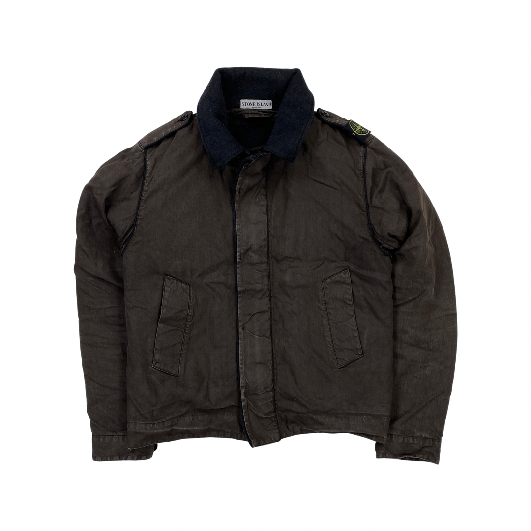 Stone Island 2005 Lino Flax Dutch Rope Shoulder Badge Jacket – Mat's Island