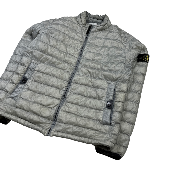 Stone Island Grey Garment Dyed Puffer Jacket - XL – Mat's Island