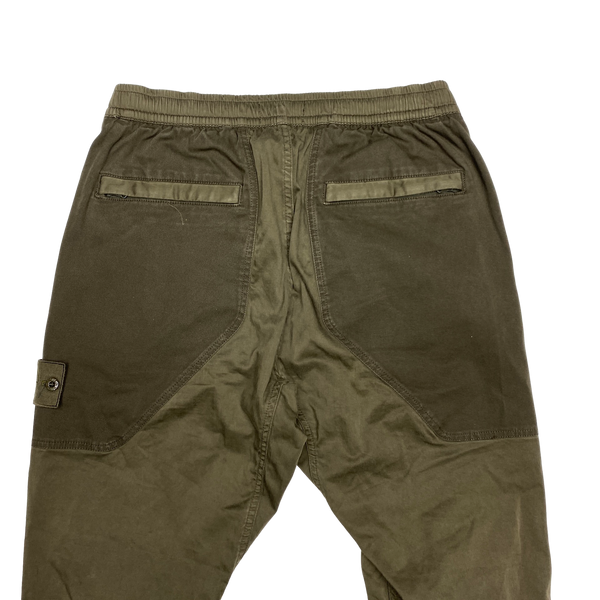 Stone Island Ghost Khaki Tapered Cargo Trousers – Mat's Island