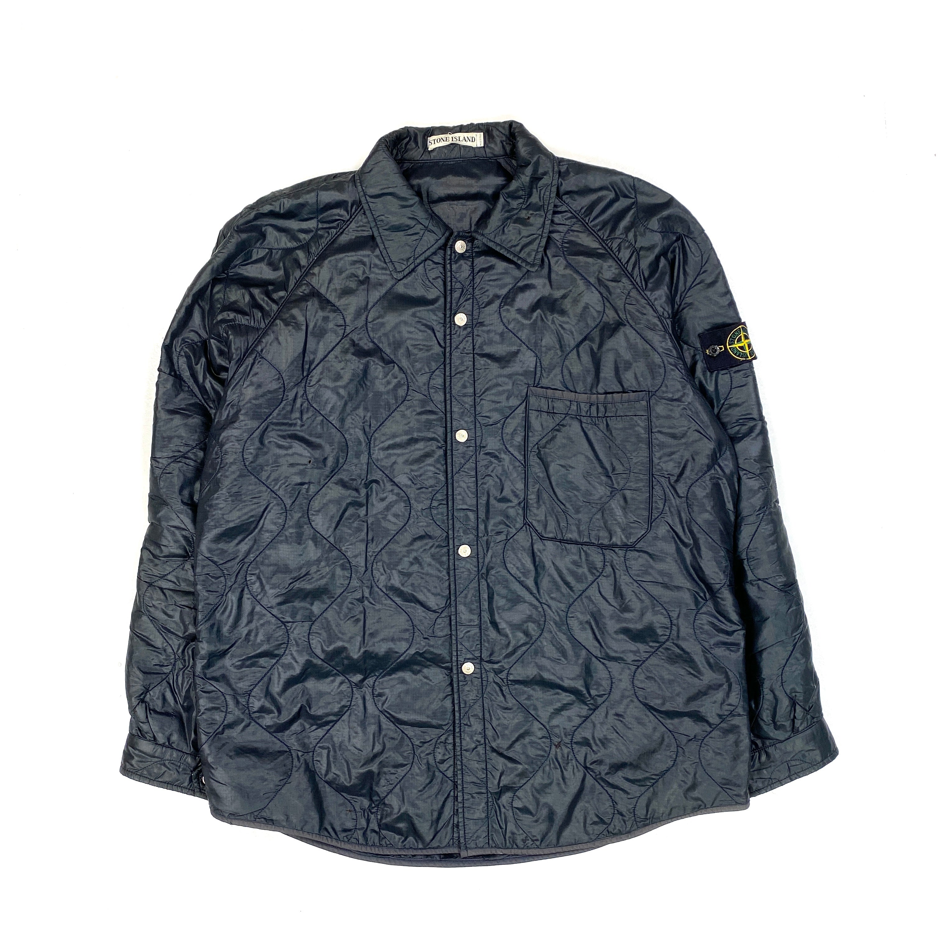 Stone Island AW/1998 Vintage Quilted Nylon Shirt – Mat's Island