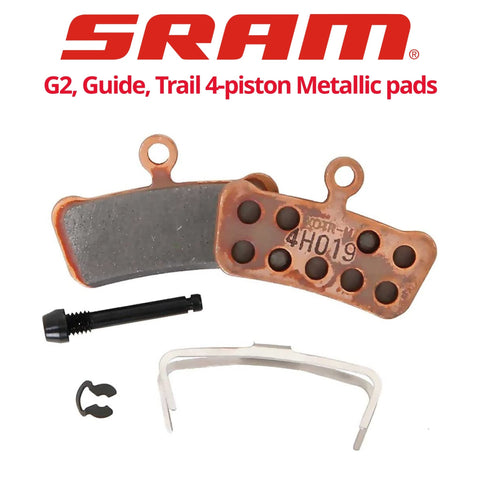 SRAM Maven (Ultimate, Silver, Bronze) 4-Piston Metallic pads 