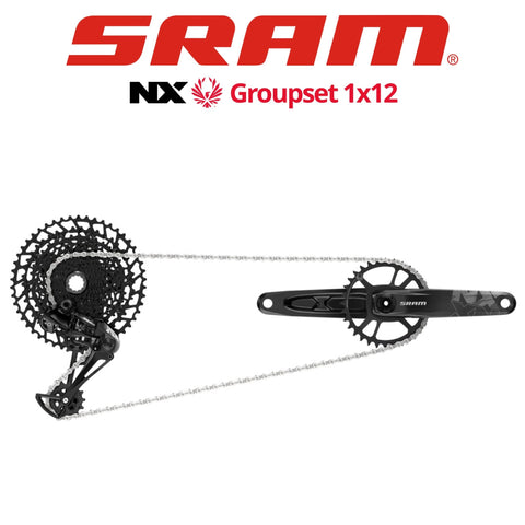 SRAM GX Eagle Transmission Groupset, 1x12, with crankset