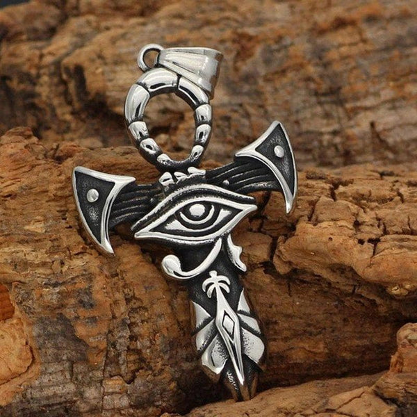 Ankh, Black Stainless Steel Ankh Charm, In stock!