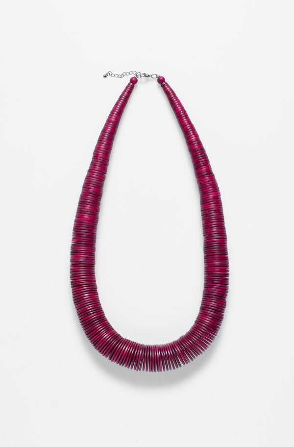Leve Necklace - Dark Pink