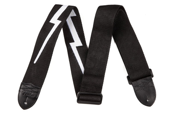 สายสะพายกีต้าร์ Fender Nylon Lightning Bolt Strap – เบ๊ เงียบ เส็ง