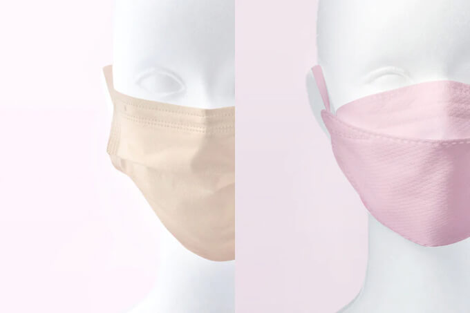 一般的な不織布マスクとVictorian Maskを比較