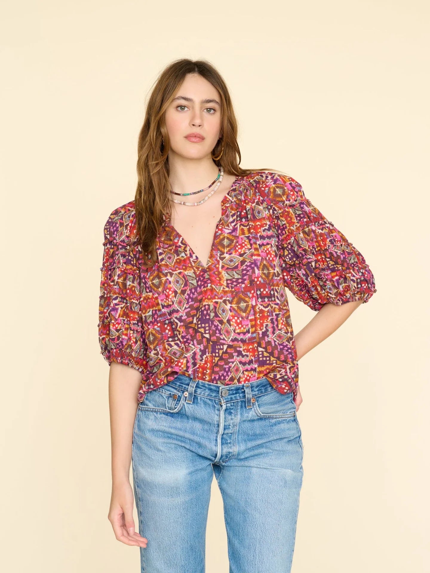 Lucia Top in Kaleidoscope