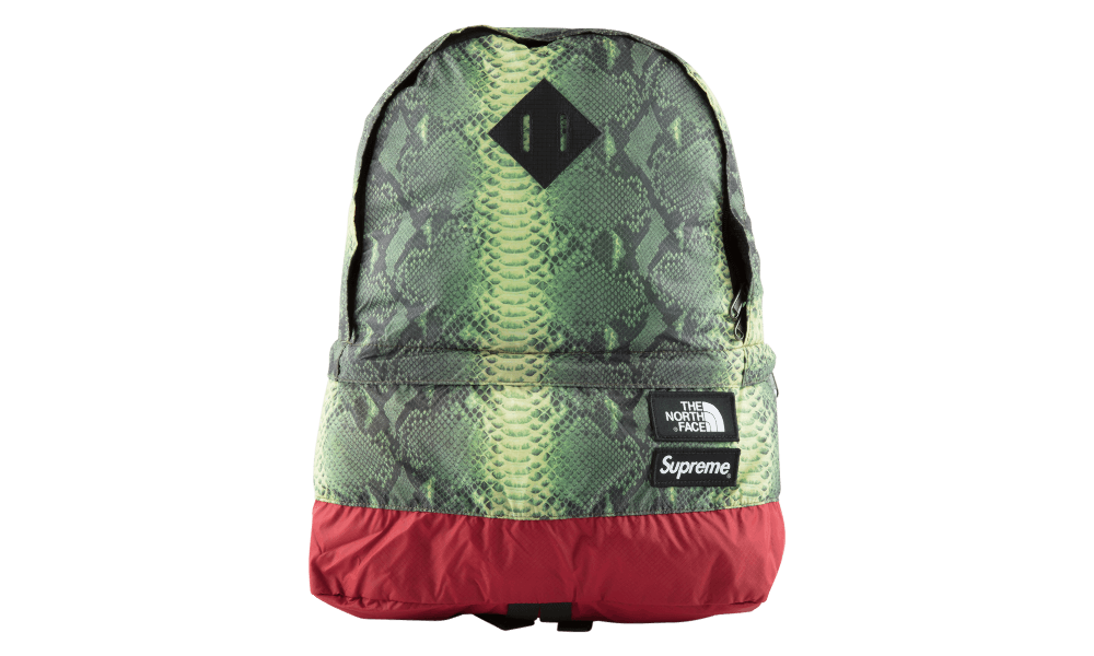north face supreme backpack snakeskin