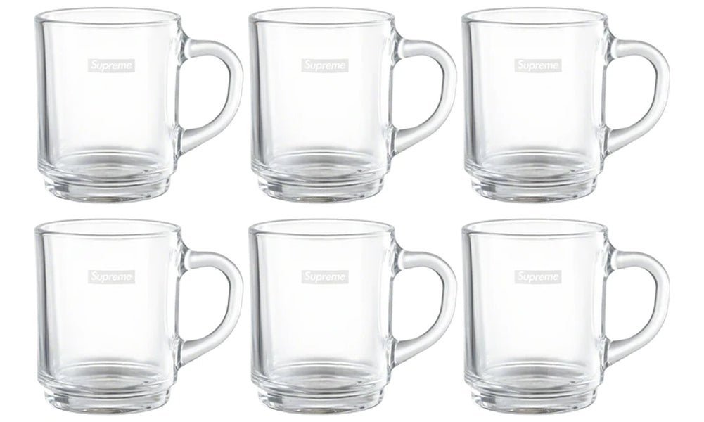 Supreme x Duralex Glass Mugs (Set of 6) | Zero's