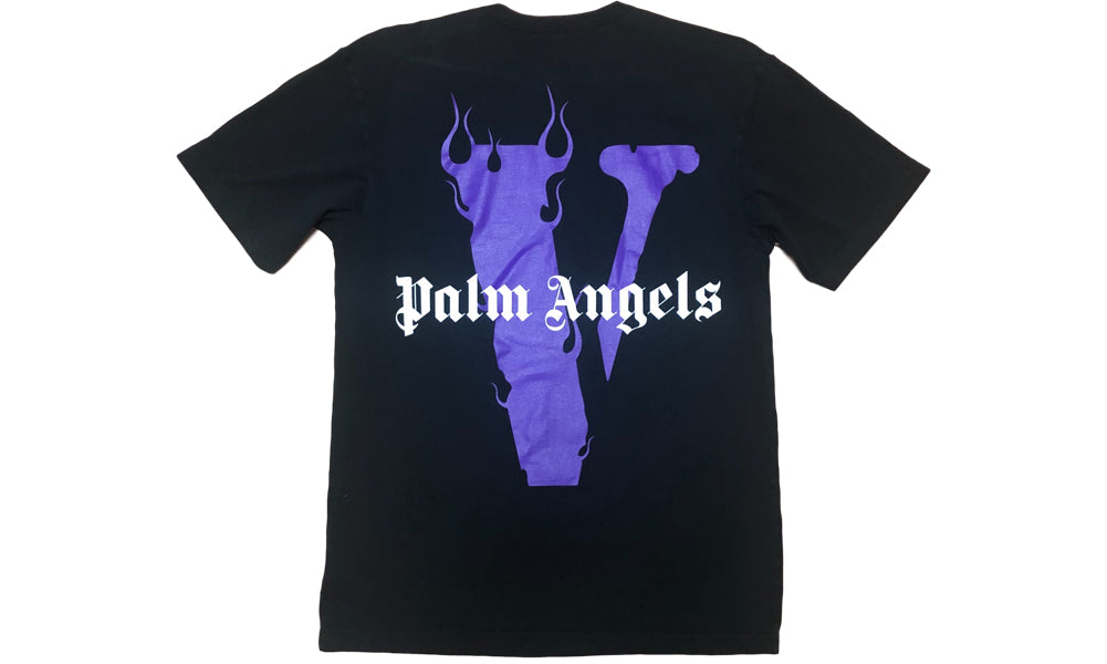 vlone red palm angels white tee