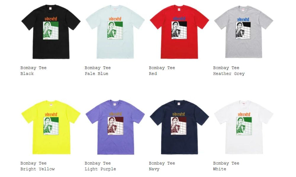 supreme bombay tee