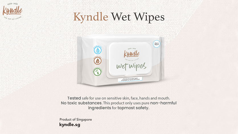 non-harmful Kyndle wet wipes singapore