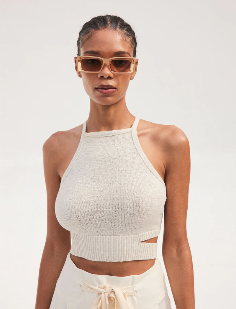 off white knit top