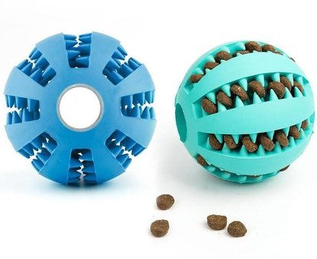 Tennis Tumble Dog Toy Bite-resistant Dog Puzzle Toys Natural Rubber Dog  Chew Ball For Dog