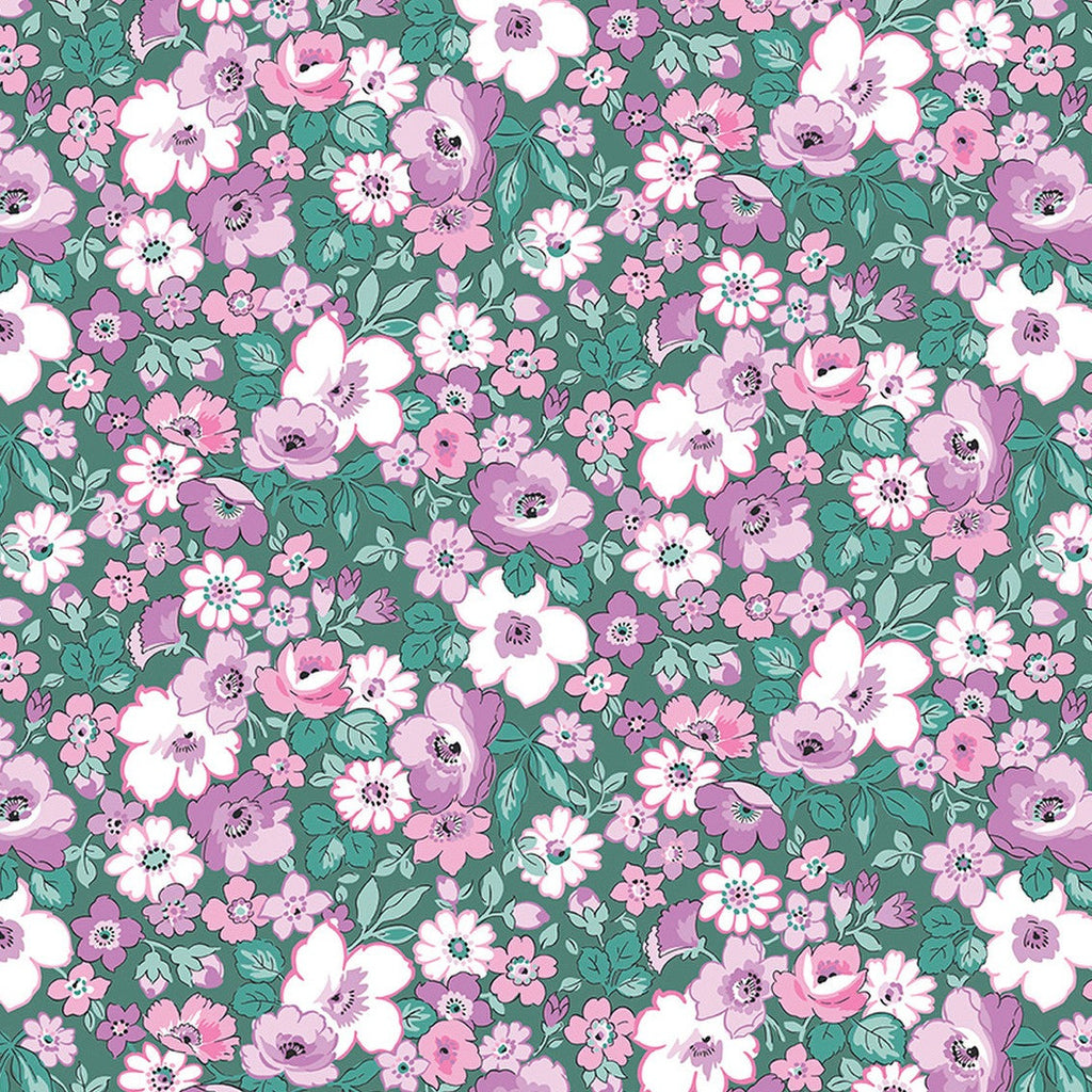 Riley Blake Designs - Liberty The Collector's Home - Nature's Jewel  Botanist's Bloom C Fabric