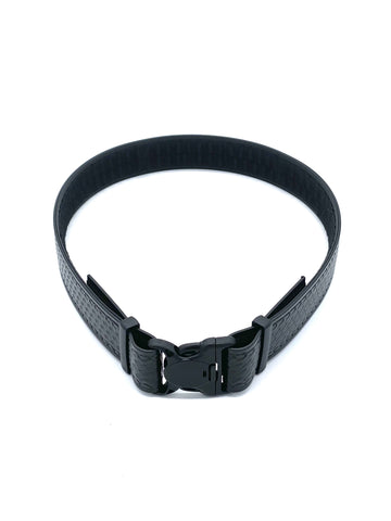 2.25 Synthetic Leather Duty Belt with Plastic Clasp Buckle