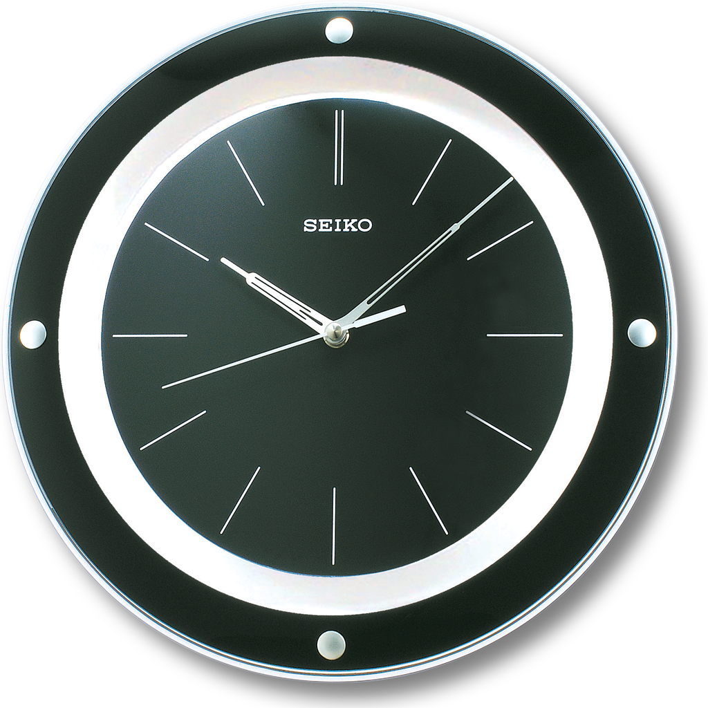 SEIKO ONLINE STORE QXA314J black dial wall clock – SEIKO CLOCKS INDIA
