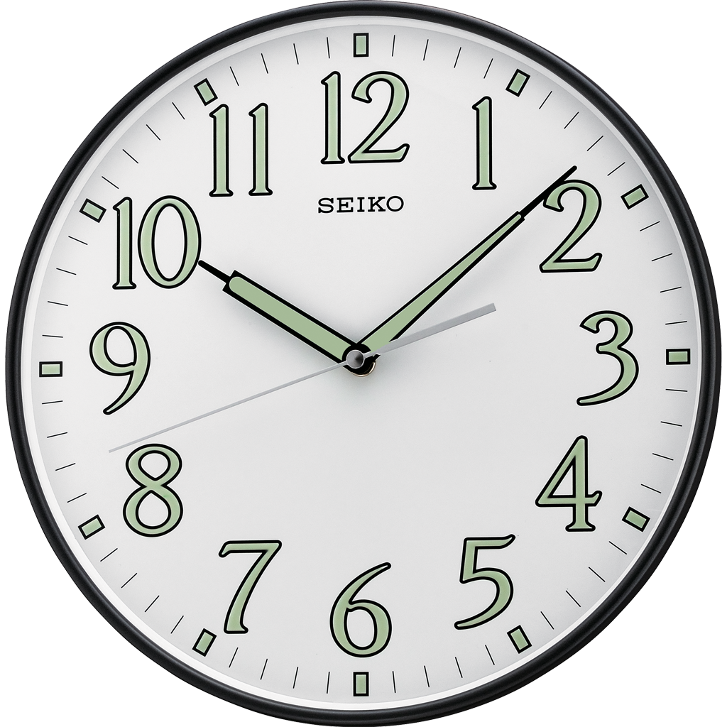 SEIKO ONLINE STORE QXA521K Clock with Bold Lumibrite markers – SEIKO CLOCKS  INDIA