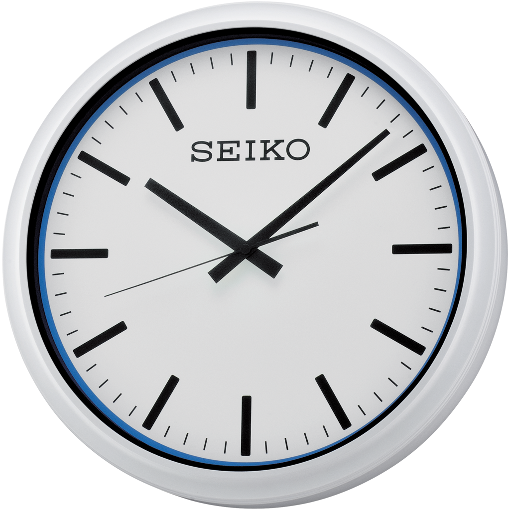 SEIKO ONLINE STORE QXA591W Contemporary White Clock – SEIKO CLOCKS INDIA