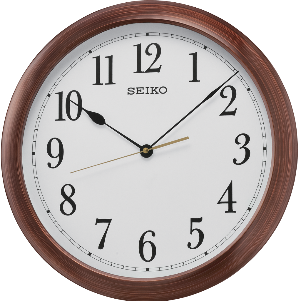 SEIKO ONLINE STORE QXA598B Brown Clock with Quiet Sweep – SEIKO CLOCKS INDIA