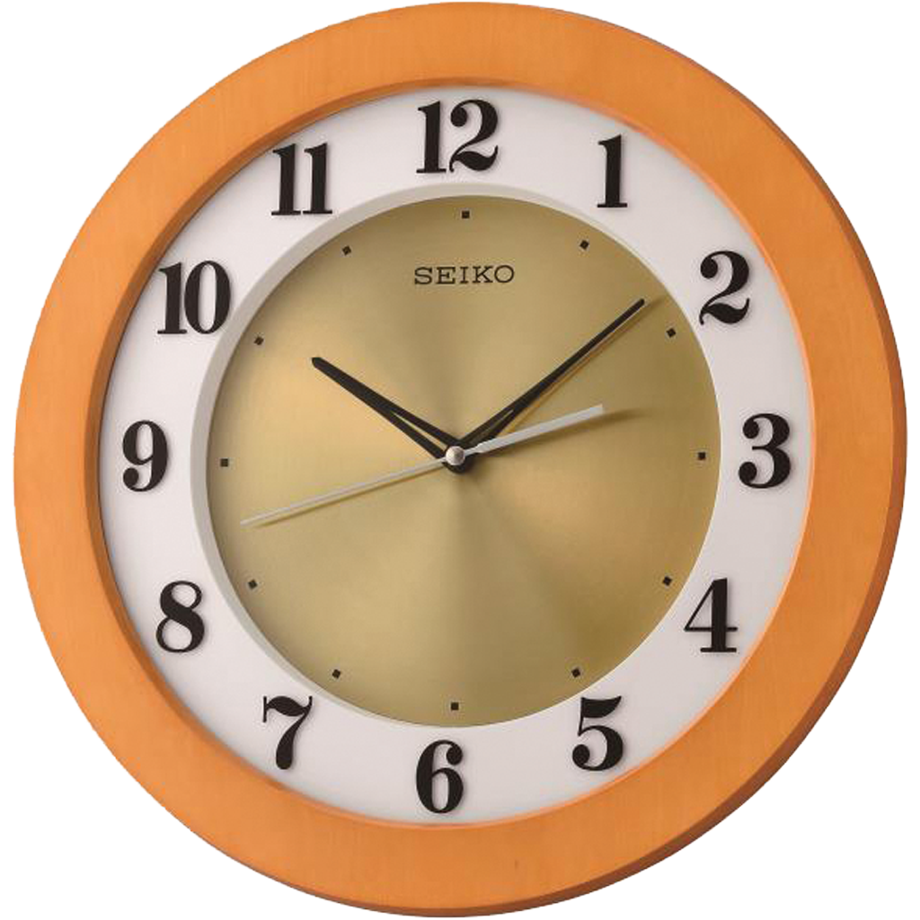 SEIKO ONLINE STORE QXA743B Bright Wooden Clock – SEIKO CLOCKS INDIA